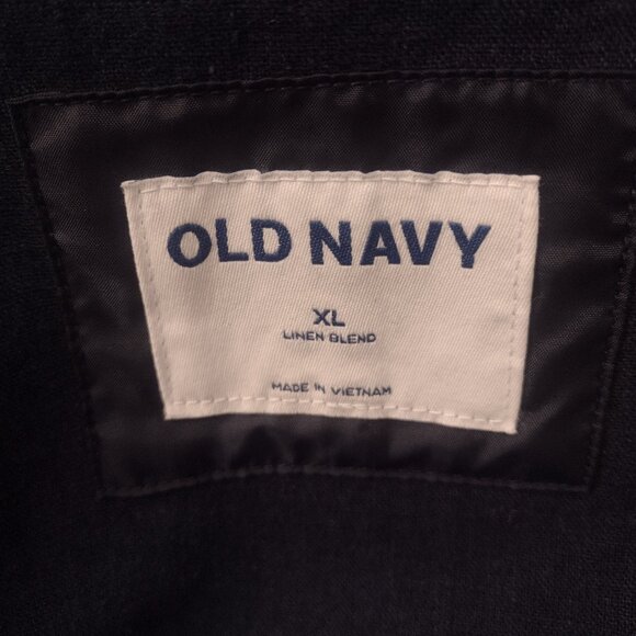 Old Navy 2025 Men Linen-Blend suit XL Blazer 42x30 Chinos, Navy Blue - Picture 6 of 9